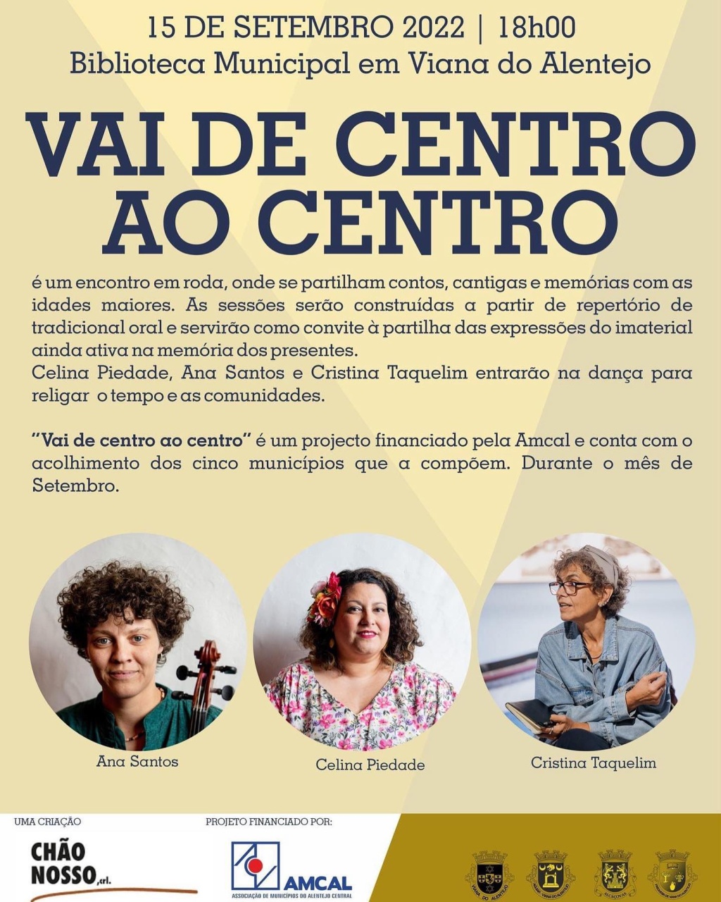 “Vai de Centro ao Centro” na Biblioteca de Viana do Alentejo!